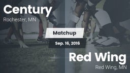 Matchup: Century  vs. Red Wing  2016