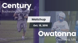 Matchup: Century  vs. Owatonna  2016