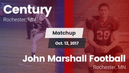 Matchup: Century  vs. John Marshall Football 2017