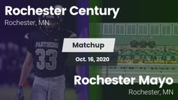 Matchup: Century  vs. Rochester Mayo  2020