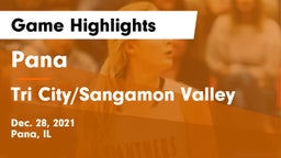 Pana  vs Tri City/Sangamon Valley Game Highlights - Dec. 28, 2021