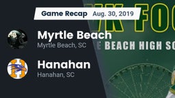 Recap: Myrtle Beach  vs. Hanahan  2019