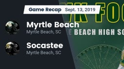 Recap: Myrtle Beach  vs. Socastee  2019