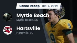 Recap: Myrtle Beach  vs. Hartsville  2019
