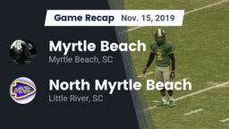 Recap: Myrtle Beach  vs. North Myrtle Beach  2019