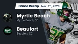 Recap: Myrtle Beach  vs. Beaufort  2020