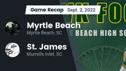 Recap: Myrtle Beach  vs. St. James  2022