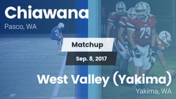 Matchup: Chiawana  vs. West Valley  (Yakima) 2017