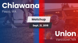 Matchup: Chiawana  vs. Union  2018