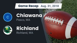 Recap: Chiawana  vs. Richland  2018