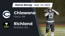 Recap: Chiawana  vs. Richland  2023