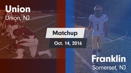 Matchup: Union  vs. Franklin  2016