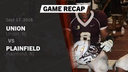 Recap: Union  vs. Plainfield  2016