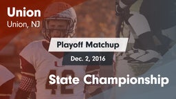 Matchup: Union  vs. State Championship 2016