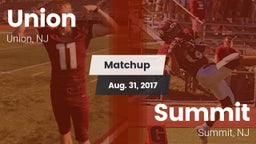 Matchup: Union  vs. Summit  2017