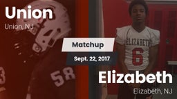 Matchup: Union  vs. Elizabeth  2017