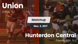 Matchup: Union  vs. Hunterdon Central  2017