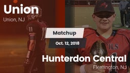 Matchup: Union  vs. Hunterdon Central  2018