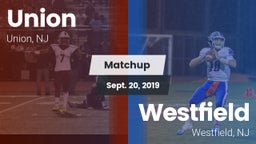 Matchup: Union  vs. Westfield  2019