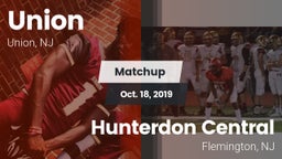 Matchup: Union  vs. Hunterdon Central  2019