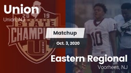 Matchup: Union  vs. Eastern Regional  2020