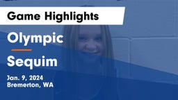 Olympic  vs Sequim  Game Highlights - Jan. 9, 2024