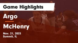 Argo  vs McHenry  Game Highlights - Nov. 21, 2023