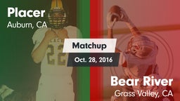 Matchup: Placer   vs. Bear River  2016