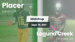 Matchup: Placer   vs. Laguna Creek  2017