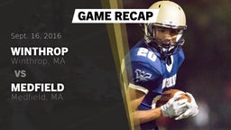 Recap: Winthrop vs. Medfield  2016