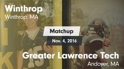 Matchup: Winthrop  vs. Greater Lawrence Tech  2016