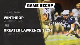 Recap: Winthrop vs. Greater Lawrence Tech  2016
