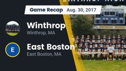 Recap: Winthrop   vs. East Boston  2017