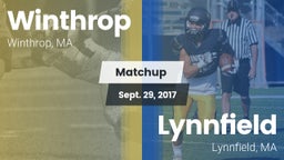 Matchup: Winthrop High vs. Lynnfield  2017