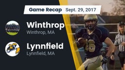 Recap: Winthrop   vs. Lynnfield  2017