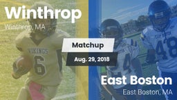 Matchup: Winthrop High vs. East Boston  2018