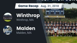 Recap: Winthrop   vs. Malden  2018