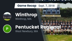 Recap: Winthrop   vs. Pentucket Regional  2018