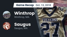 Recap: Winthrop   vs. Saugus  2018