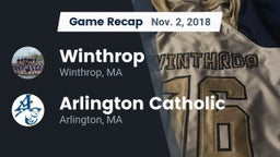 Recap: Winthrop   vs. Arlington Catholic  2018