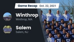 Recap: Winthrop   vs. Salem  2021