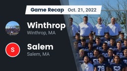 Recap: Winthrop   vs. Salem  2022