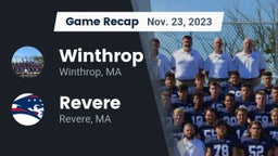 Recap: Winthrop   vs. Revere  2023