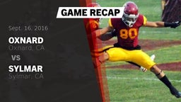 Recap: Oxnard  vs. Sylmar  2016