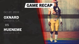 Recap: Oxnard  vs. Hueneme  2016