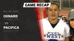 Recap: Oxnard  vs. Pacifica  2016