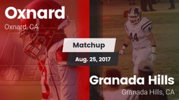 Matchup: Oxnard  vs. Granada Hills  2017
