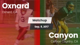 Matchup: Oxnard  vs. Canyon  2017