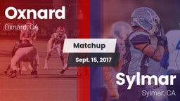 Matchup: Oxnard  vs. Sylmar  2017