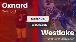 Matchup: Oxnard  vs. Westlake  2017